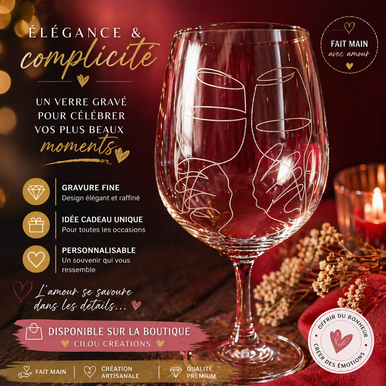 Verre gravé