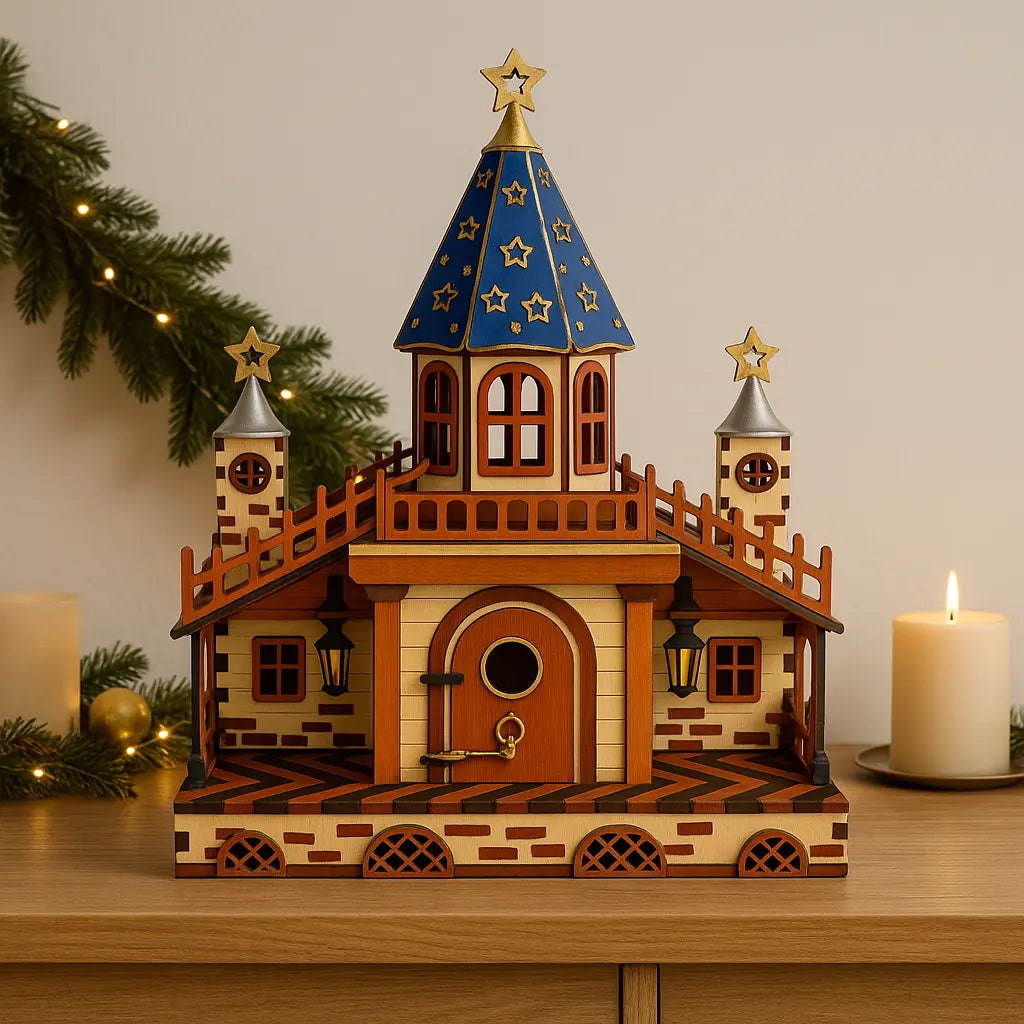 Maison en bois décorative Cilou créations