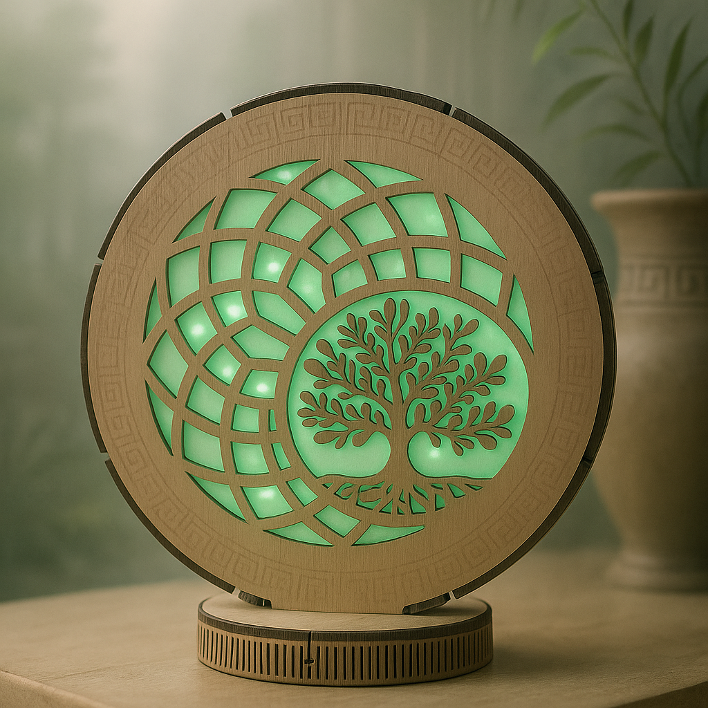 Lampe LED en Bois Cilou créations