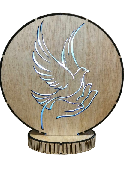 Lampe LED en Bois Cilou créations