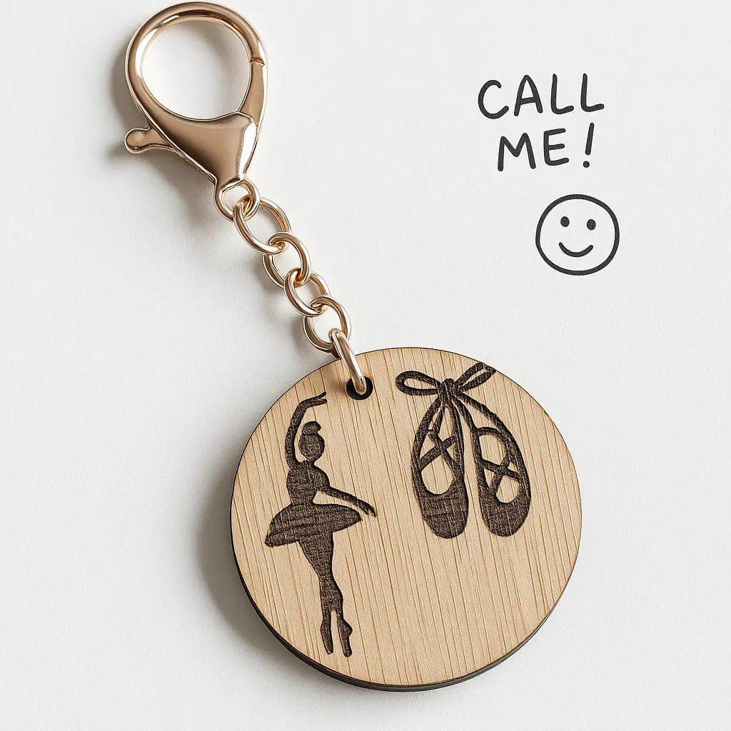 Porte-clés en bois personnalisé Cilou créations