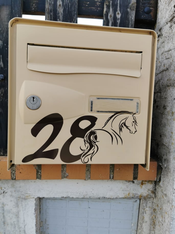 Sticker Personnalisable pour Boîte aux Lettres – Motif Chats & Papillons Cilou créations