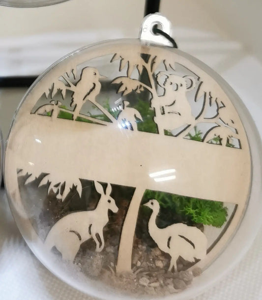 Boule de noël à thème Cilou créations