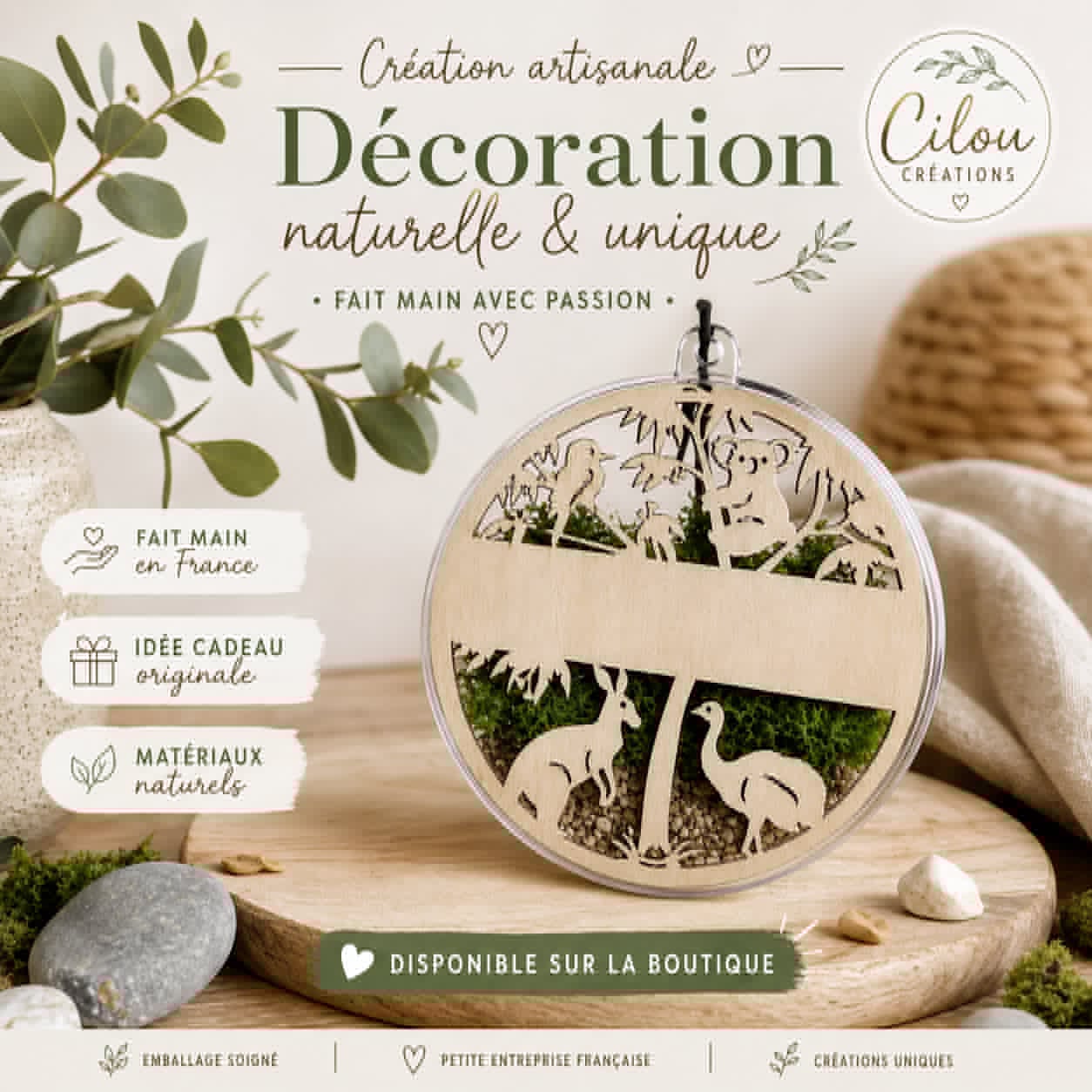 Boule décorative à thème.