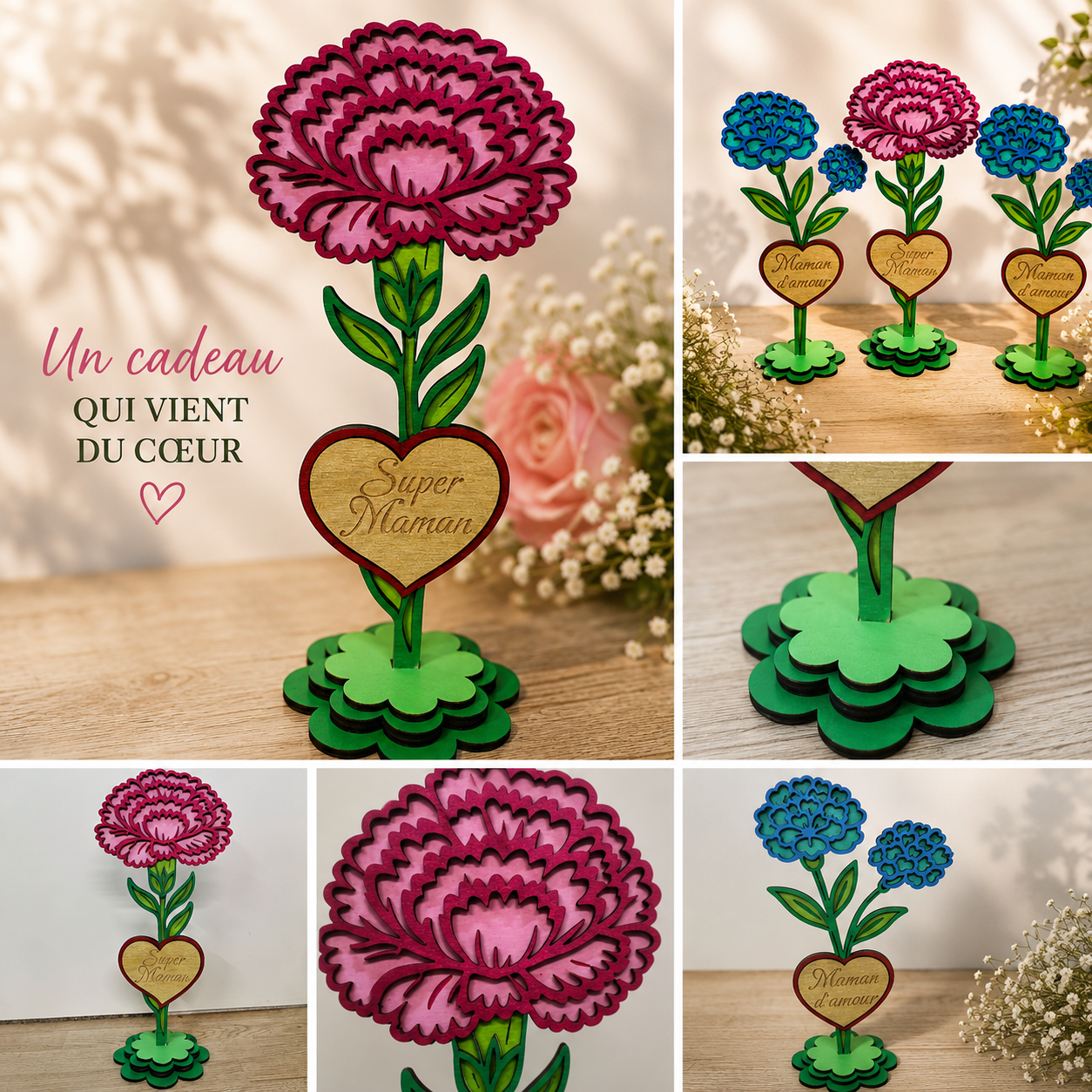 🌸 Fleur décorative personnalisée