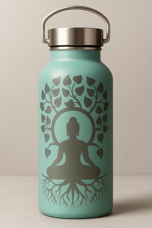 Gourde Gravée "Éveil Zen" Cilou créations