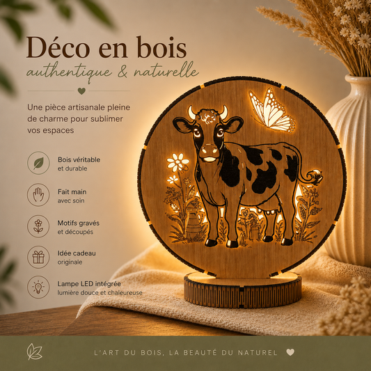 Lampe LED personnalisée.