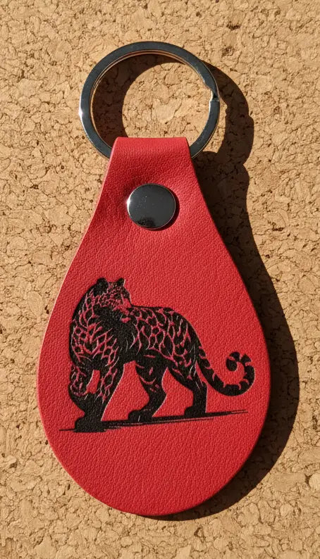 porte clés simili panthère Cilou créations